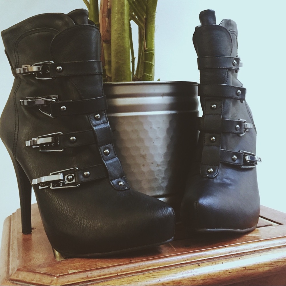 Black booties